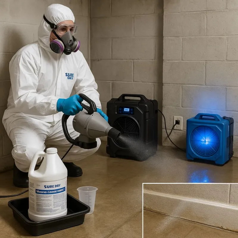 Sanitization and Odor Removal process in Coaldale, PA
