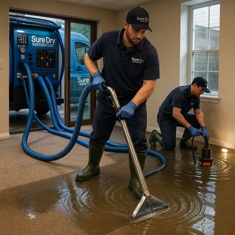 Water Extraction and Removal process in Coaldale, PA